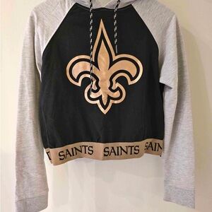 Women's Black and Gold Hoodie